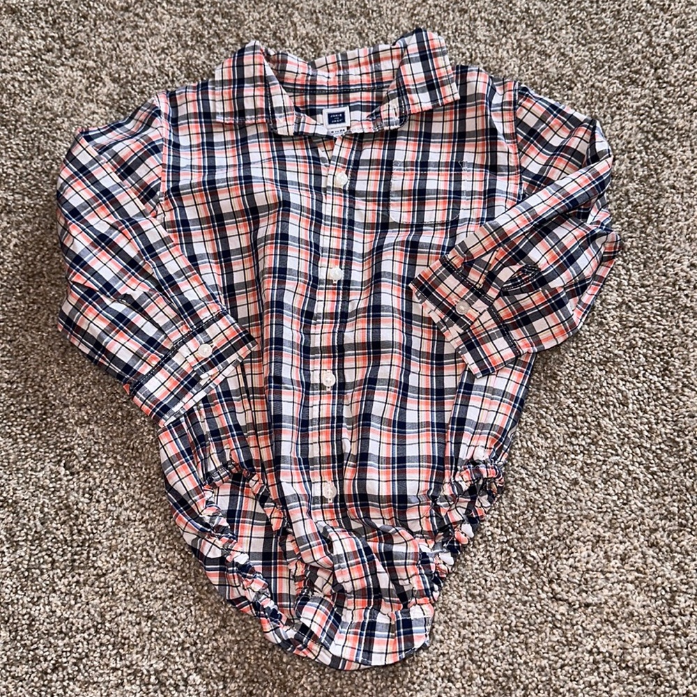 Baby Button Down one piece